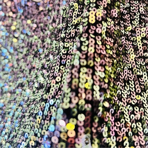 Ramy Brook New York Ombré Grey Green Sequin Tank 8 - Picture 5 of 13